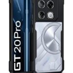 Thermoplastic Polyurethane Shock Proof Clear Protective Back Case for Infinix Gt 20 Pro-Airedge Technology|360 Degree Camera Protection|Transparent Hybrid Back Case Mobile Cover-Black