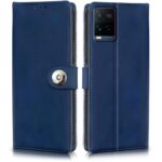 Shock Proof Flip Cover Back Case for Vivo Y21 | Magnetic Wallet Leather Case with Stand