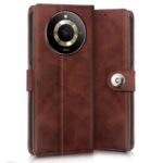 Shock Proof Flip Cover Back Case for Realme Narzo 60 Pro | Magnetic Wallet Leather Case with Stand - Image 3