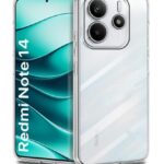 Transparent Back Cover Case for Redmi Note 14 SE 5G | Redmi Note 14 5G | Raised Bumps for Full Device & Camera Protection Shockproof TPU Silicone Mobile Case Transparent