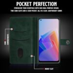 Shock Proof Flip Cover Back Case for Oppo F21 Pro 4G | Magnetic Wallet Leather Case with Stand - Image 5