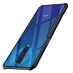 Shock Proof Clear Back Case Mobile Cover for Xiaomi Redmi K30 / Poco X2 (Hard | Hybrid PC + TPU | Full Armour Device & Camera Protection | Black)