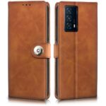 Shock Proof Flip Cover Back Case for Iqoo Z5 5G | Magnetic Wallet Leather Case with Stand