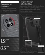 Back Cover for 1+ OnePlus 13R 5G with Hexa Cube Design | Ultra Slim Soft Rubberised Case | Inner Velvet Fabric | Matte Silicone Flexible Mobile Case | Camera Protection - Grey - Image 7