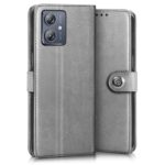 Shock Proof Flip Cover Back Case for Motorola Moto G54 5G | Magnetic Wallet Leather Case with Stand - Image 5