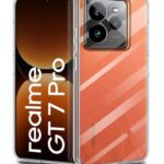 Transparent Back Cover Case for Realme GT 7 Pro 5G | Raised Bumps for Full Device & Camera Protection Shockproof TPU Silicone Back Case Mobile Cover Transparent