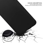 Soft 360 Degree All Sides Protection with Anti Dust Plugs Shockproof Slim Silicone Back Case Cover for VIVO V20 - Pitch Black - Image 3