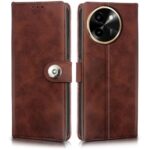 Shock Proof Flip Cover Back Case for Vivo T3X 5G | Magnetic Wallet Leather Case with Stand