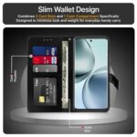 Shock Proof Flip Cover Back Case for Realme 14 Pro Plus 5G | Magnetic Wallet Leather Case with Stand - Image 5