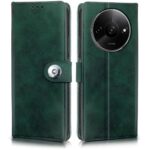 Shock Proof Flip Cover Back Case for Mi Redmi A3 | Magnetic Wallet Leather Case with Stand