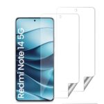 Unbreakable Nano Film Glass Screen Protector for Redmi Note 14 SE 5G | Redmi Note 14 5G [ Flexible Like a Screen Guard, Harder Than a Tempered Glass ]  Pack of 2 Transparent