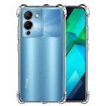 Crystal Clear Transparent Back Case Cover for Infinix Note 12 Turbo | Full Device & Camera Protection Shockproof TPU Silicone Back Cover Case Transparent