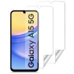 Unbreakable Nano Film Glass Screen Protector for Samsung Galaxy A15 5G | Samsung Galaxy A25 5G [ Flexible Like a Screen Guard, Harder Than a Tempered Glass ]  Pack of 2 Clear