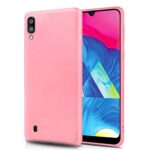 Shock Proof Ultra Thin Back Case for Galaxy M10 | Matte Anti Slip Soft Back Case Cover with Camera Protection Bump for Samsung Galaxy M10 - Baby Pink [ Launch Offer ]