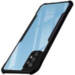 Shock Proof Clear Back Case Mobile Cover for Samsung Galaxy A52 5G | A52s 5G | A52 4G (Hard | Hybrid PC + TPU | Full Armour Device & Camera Protection | Black)