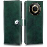 Shock Proof Flip Cover Back Case for Realme Narzo 60 Pro | Magnetic Wallet Leather Case with Stand