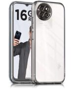 kelpuj Crystal Clear Transparent Back Case Cover for Itel S23 | Full Device & Camera Protection Shockproof TPU Silicone Back Cover Case Transparent