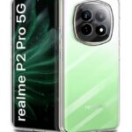 Crystal Clear Transparent Back Case Cover for Realme P2 Pro 5G | Full Device & Camera Protection Shockproof TPU | Flexible Silicone Back Cover Case Transparent