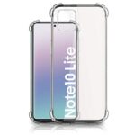 Galaxy Note 10 Lite Shockproof Back Cover Case | Flexible Protective Cushioned Edges Crystal Clear TPU Bumper Corners Back Case Cover for Galaxy Note 10 Lite Transparent