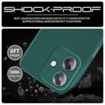 Back Cover for Oppo A3x 5G | A3x 4G | A3 5G | Ultra Slim Soft Rubberised Case | Inner Velvet Fabric Lining | Matte Silicone Flexible Mobile Case | Camera Protection - Green - Image 7