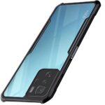 Shock Proof Clear Protective Back Case for Poco X3 GT - AirEDGE Technology | 360 Degree Camera Protection | Transparent Hybrid Back Case Mobile Cover for XIAOMI MI Poco X3 GT - Black