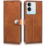 Shock Proof Flip Cover Back Case for Iqoo Z7 Pro | Magnetic Wallet Leather Case with Stand