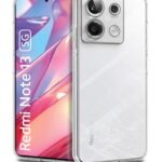 Crystal Clear Transparent Back Case Cover for Xiaomi Mi Redmi Note 13 5G | Full Device & Camera Protection Shockproof TPU Silicone Back Cover Case Transparent