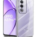 Crystal Clear Transparent Back Case Cover for Oppo A3 Pro 5G | Oppo K12x 5G | Full Device & Camera Protection Shockproof TPU | Flexible Silicone Back Cover Case Transparent