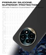 Slim Frameless Back Cover for Realme 13 Pro 5G | Realme 13 Pro Plus 5G | Soft Matte Silicone Flexible Mobile Case & Camera Protection | Ultra Thin Lightweight Design (Black) - Image 7