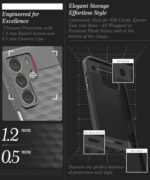 Back Cover for Realme C75 5G | C73 5G | Realme Narzo 80 Lite 5G with Hexa Cube Design | Ultra Slim Soft Rubberised Case | Inner Velvet Fabric | Matte Silicone Flexible Mobile Case - Grey - Image 7