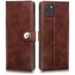 Shock Proof Flip Cover Back Case for Samsung Galaxy Note 10 Lite | Magnetic Wallet Leather Case with Stand