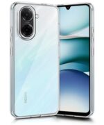 Transparent Back Cover Case for Redmi A5 | Poco C71 | Raised Bumps for Full Device & Camera Protection Shockproof TPU Silicone Back Case Mobile Cover Transparent - Image 3