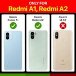 Shock Proof Flip Cover Back Case for Redmi A1 | Magnetic Wallet Leather Case with Stand - Image 3