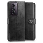 Shock Proof Flip Cover Back Case for Oppo Reno 12 Pro 5G | Magnetic Wallet Leather Case with Stand - Image 4