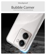 Transparent Back Cover Case for Realme P3 Ultra 5G | Raised Bumps for Full Device & Camera Protection Shockproof TPU Silicone Back Case Mobile Cover Transparent - Image 7