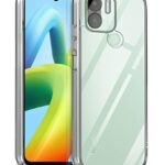 kelpuj Ultra-Hybrid Crystal Clear Back Case Cover for Redmi A2 Plus | A1 Plus | Poco C50 | Poco C51 | Hard Back | Slim Fit Shockproof Design | Camera Protection Bump (PC,TPU | Transparent)
