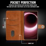 Shock Proof Flip Cover Back Case for Vivo T3X 5G | Magnetic Wallet Leather Case with Stand - Image 7