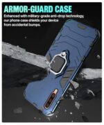kelpuj Shock Proof Back Case Mobile Cover for Samsung Galaxy A50 | A50s | A30s | Back Cover Case (Tough Armor | Hybrid PC + TPU | Ring Holder & in-Built Kickstand | Blue) - Image 7
