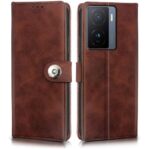 Shock Proof Flip Cover Back Case for Iqoo Z7 5G | Magnetic Wallet Leather Case with Stand