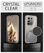 kelpuj Crystal Clear Transparent Back Case Cover for Infinix Note 50X 5G | Full Device & Camera Protection Shockproof TPU | Flexible Silicone Back Cover Case Transparent - Image 5