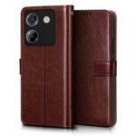 Shock Proof Flip Cover Back Case for Poco M7 Pro 5G | Magnetic Wallet Leather Case with Stand - Image 5