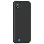 kelpuj Back Case for Realme C11 2021 Ultra Slim Soft Rubberised | Inner Velvet Fabric Lining | Matte Silicone Flexible Camera Protection Back Case Cover- Black - Image 2