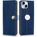 Shock Proof Flip Cover Back Case for Iphone 15 Plus | Magnetic Wallet Leather Case with Stand