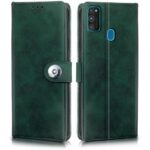 Shock Proof Flip Cover Back Case for Samsung Galaxy M30S | Magnetic Wallet Leather Case with Stand