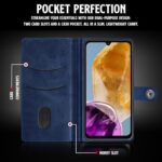 Shock Proof Flip Cover Back Case for Samsung Galaxy M15 5G Prime Edition | Magnetic Wallet Leather Case with Stand - Image 7