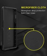 Ultimate Silicon Back Cover Case for 1+ OnePlus Nord CE 3 Lite 5G | Military Grade Drop Protection Shockproof Bumper | Anti-Slip Grip | Scratch Proof Micro-Fibre Cloth Inside (Pitch Black) - Image 5