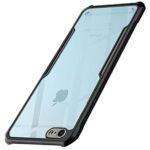 Polycarbonate Shock Proof Clear Protective Back Case Compatible for iPhone 6 / 6s - AirEDGE Technology 360 Degree Camera Protection Back Case Mobile Cover for Apple iPhone 6 / 6s - Black