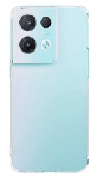 Ultra Hybrid Back Cover Crystal Clear Shockproof TPU Silicone Back Cover Case for Oppo Reno 8 - Transparent - Image 2