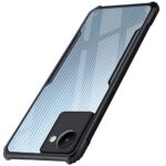 Shock Proof Clear Protective Back Case for Realme C30 | Realme narzo 50i Prime - AirEDGE Technology | 360 Degree Camera Protection | Transparent Hybrid Back Case Mobile Cover - Black