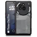 Shock Proof Clear Back Case Mobile Cover for Nothing Phone 3a Pro (Hard | Hybrid PC + TPU | Full Armour Device & Camera Protection | Earthy Black)